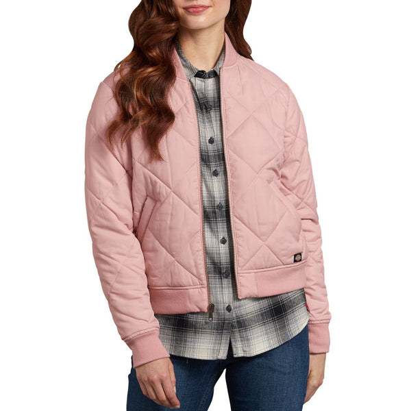 pink work jacket