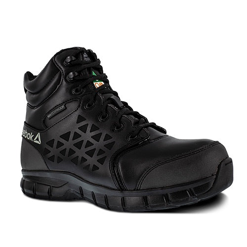 men's black composite toe work boots