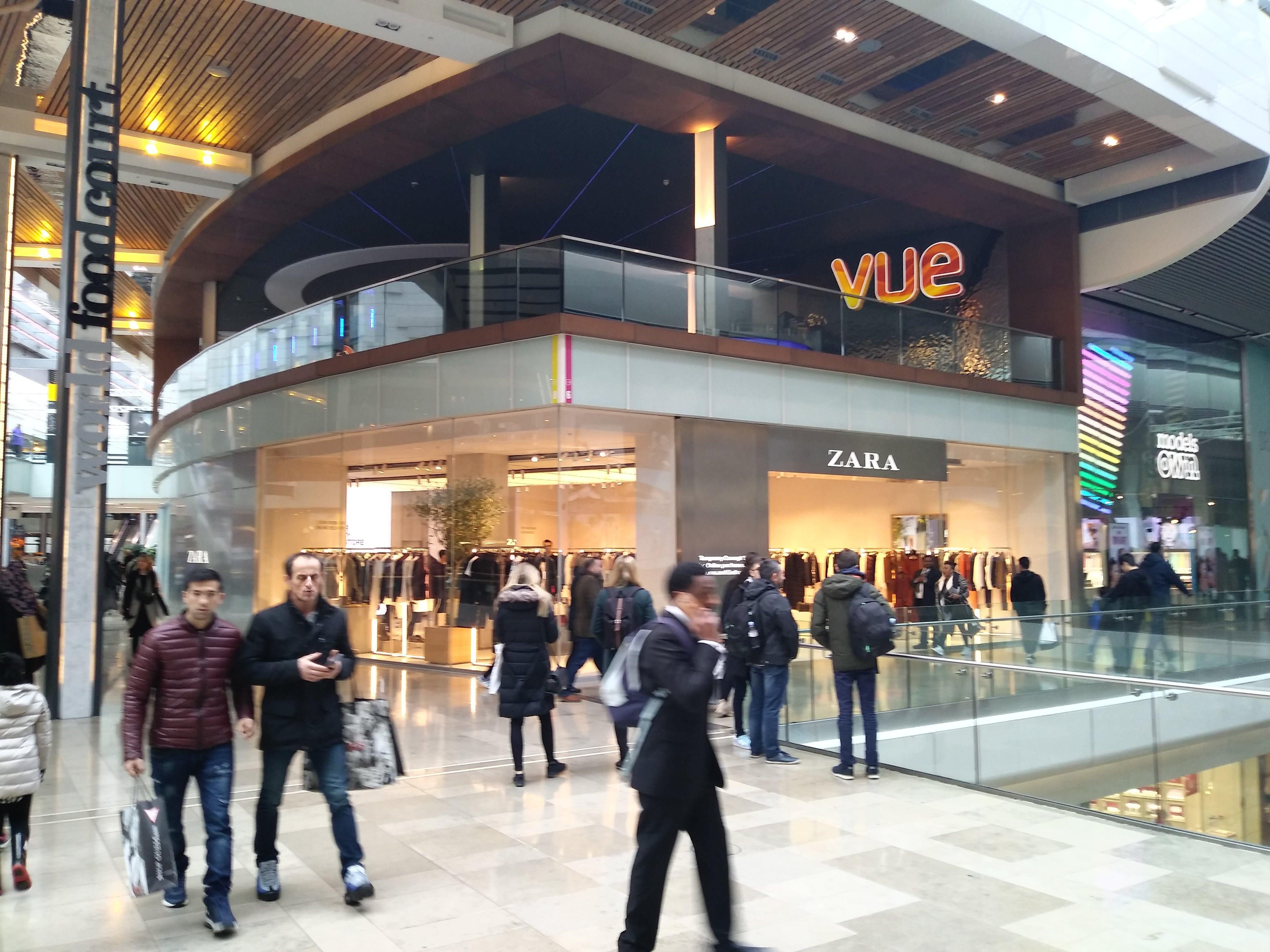 westfield stratford zara opening times