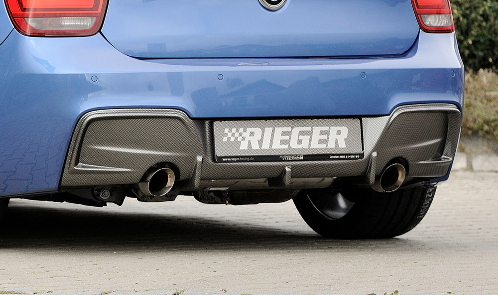 Rieger BMW 1 Series F20 F21 LCI Diffuser (inc. M135i & M140i) - ML Performance