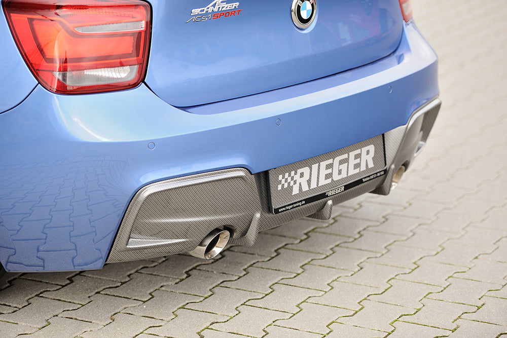 Rieger BMW 1 Series F20 F21 LCI Diffuser (inc. M135i & M140i) - ML Performance