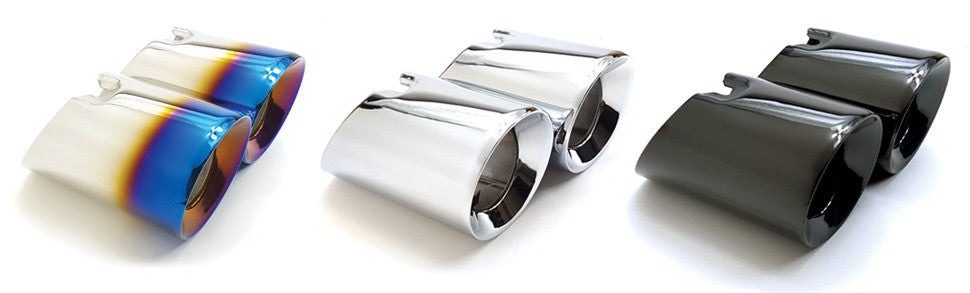 BMS BMW F Chassis N55 & B58 3.5" Slip-On Exhaust Tips - ML Performance UK