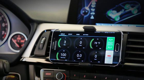 BMS BMW & VAG JB4 Bluetooth Connect Kit (Rev. 3.6) in car dash - ML Performance UK