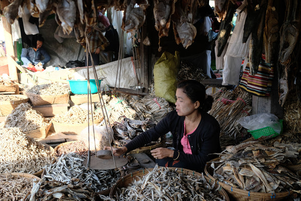 Dried Fish in the Market