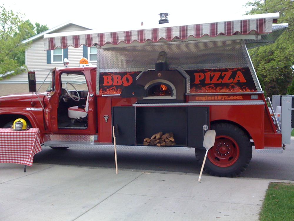 Food truck pizza oven Engine 1871