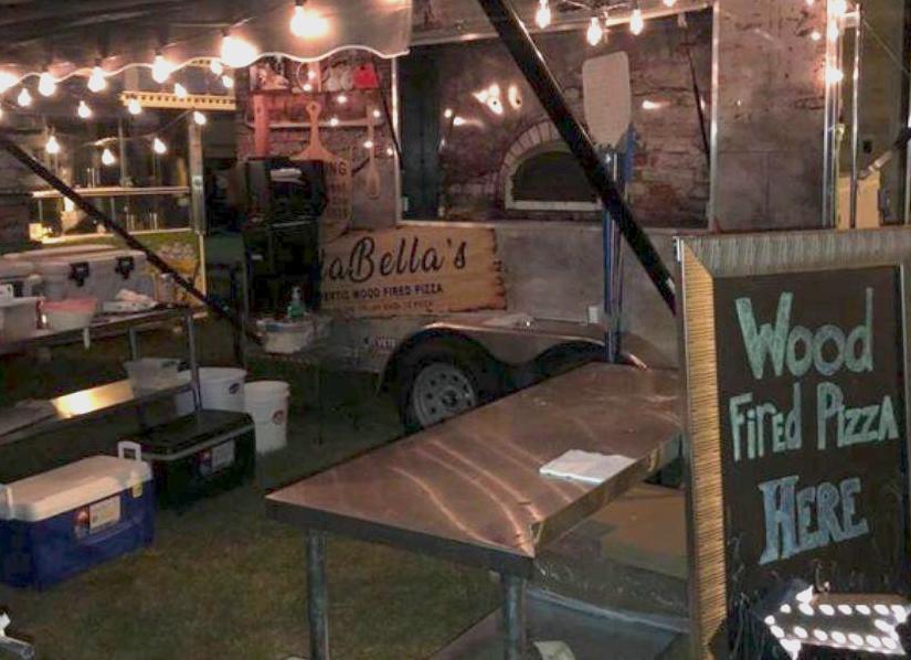 Pizza Oven Food Truck at Outdoor Festival