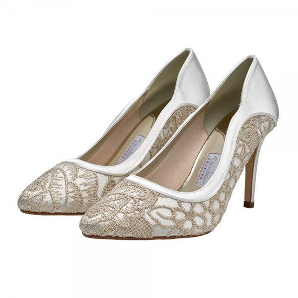 Pink Daisy Bridal - lorna bridal shoe