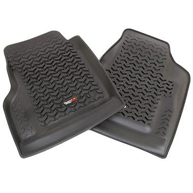 Rugged Ridge Front Floor Liner Pair For 97 06 Jeep Wrangler Tj