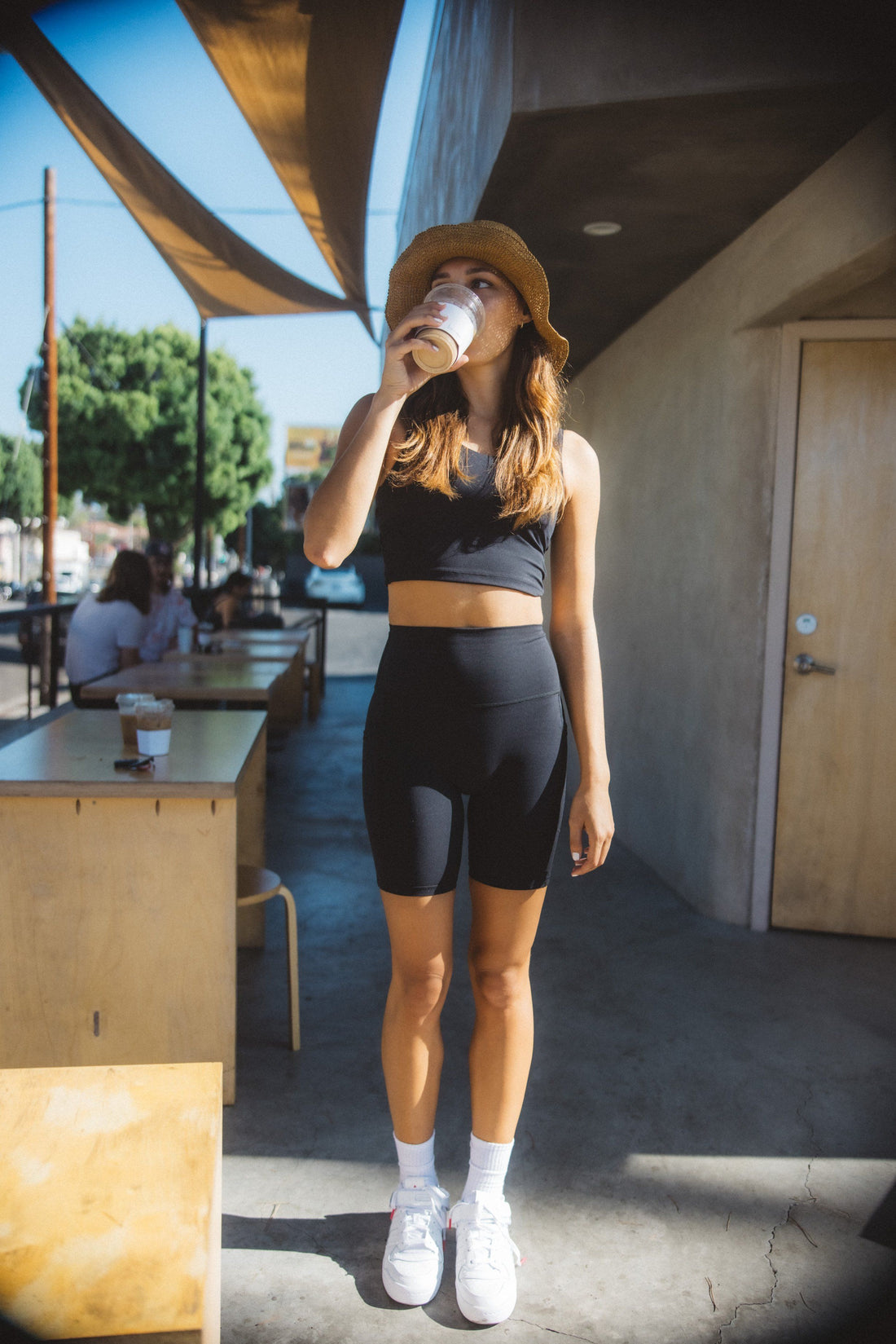 Clementine Biker Shorts | Raven - dermovitalia