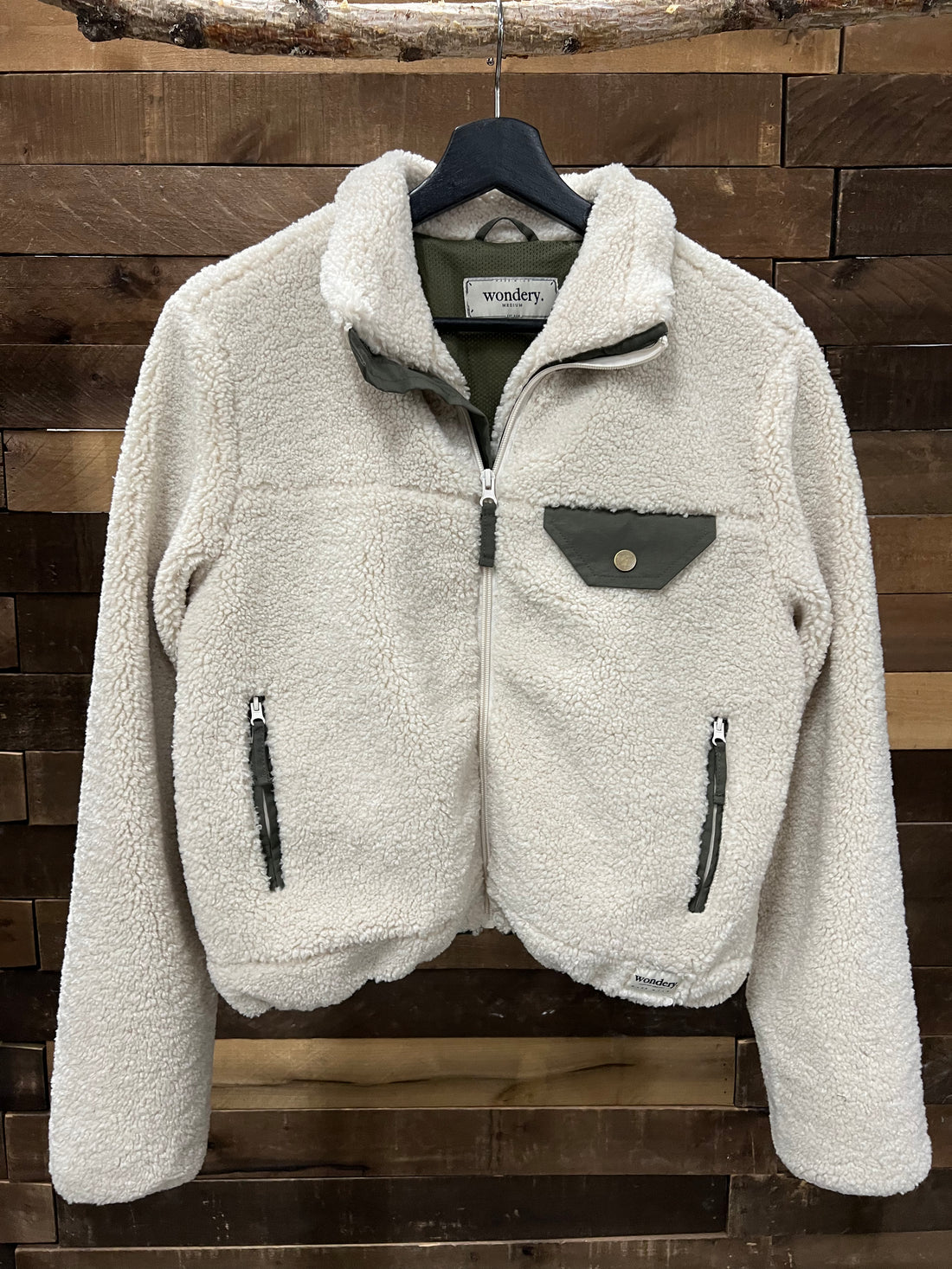 Kelley Fleece Jacket | Oat Forest (Oops) - dermovitalia