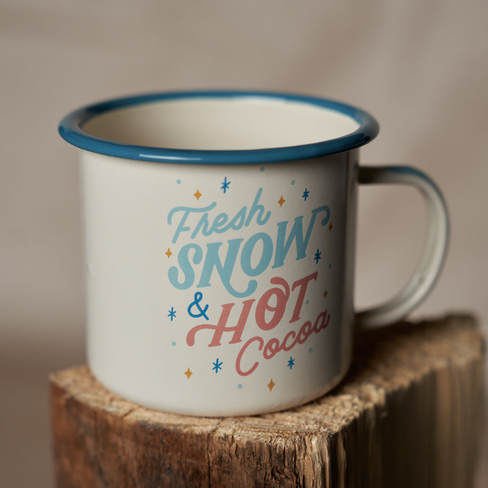 Fresh Snow & Hot Cocoa Mug (Oops) - dermovitalia