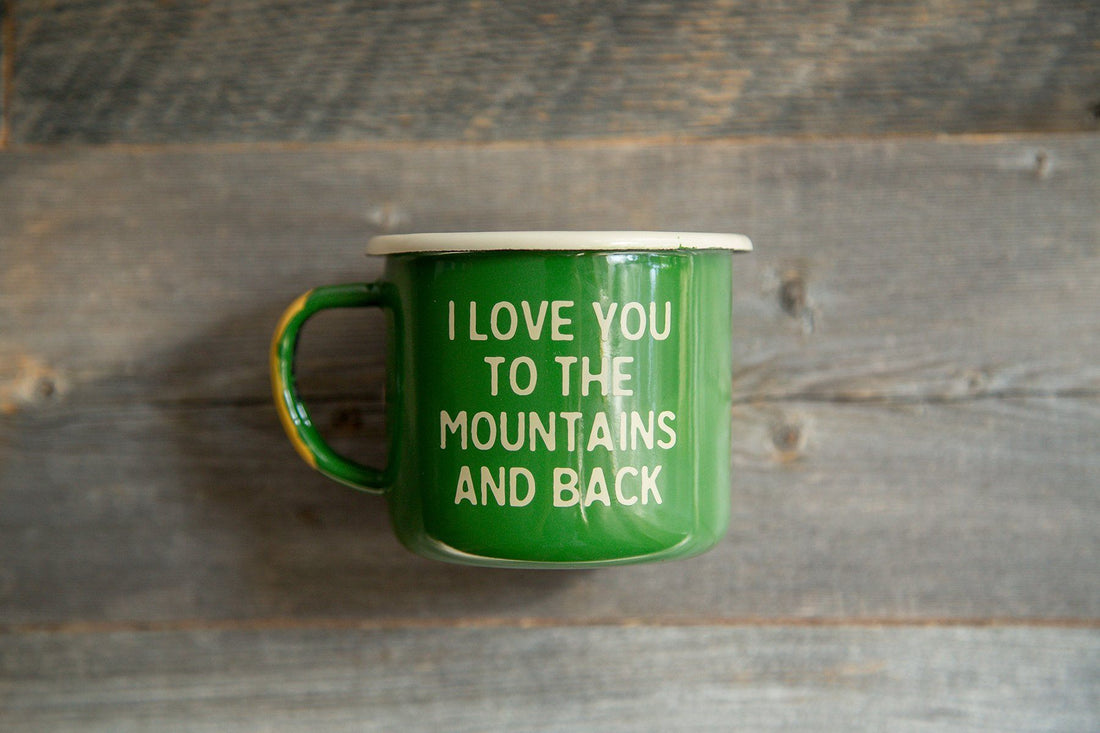 Mountain Lovin' Enamel Camp Mug - dermovitalia