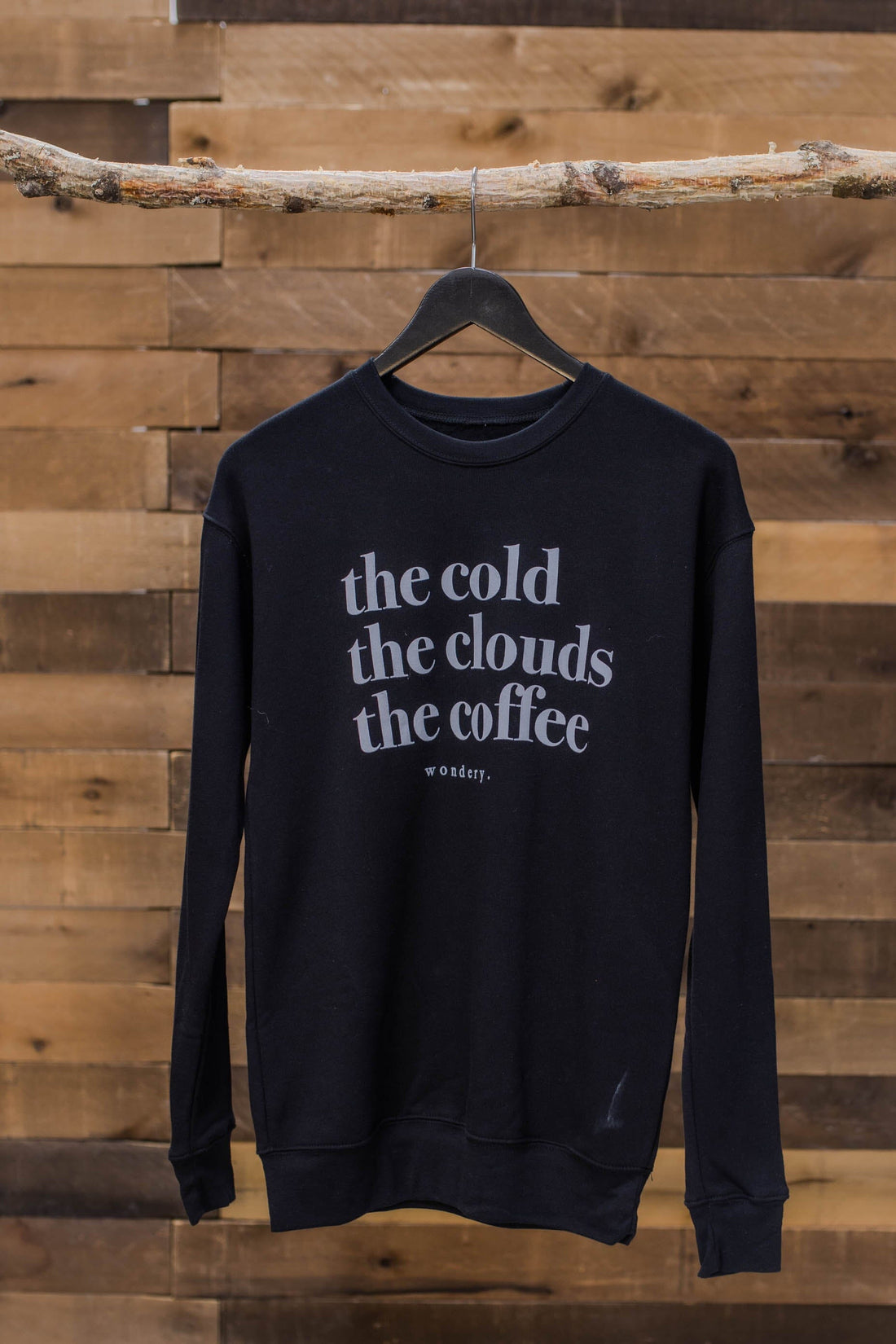 Cold, Clouds & Coffee Crewneck (Oops) - dermovitalia