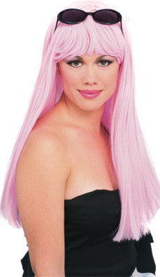 GLAMOUR wig, faceware - LIGHT PINK