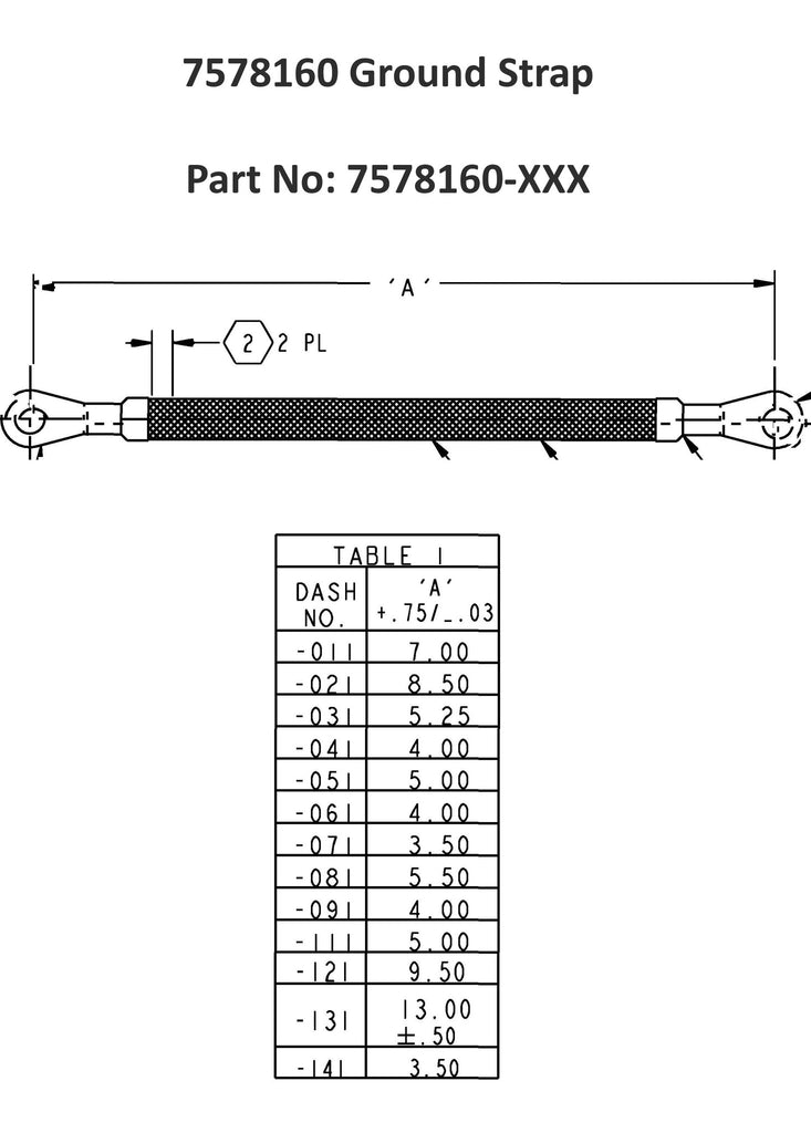 7578160 Ground Straps