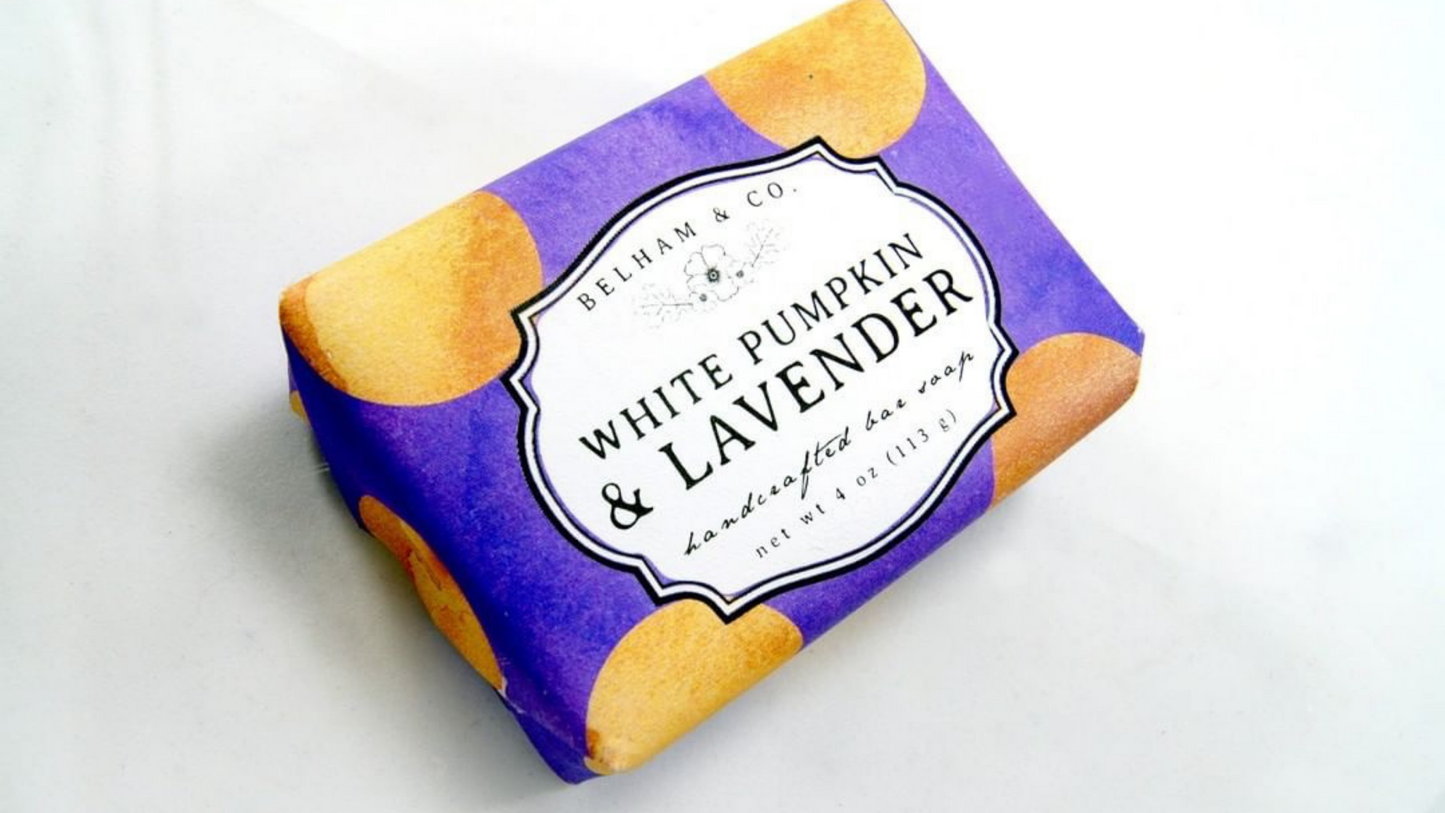 White Pumpkin and Lavender Soap