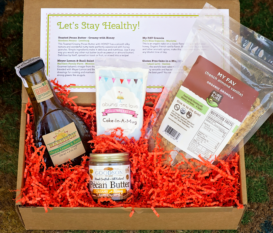 January Subscription Box "Let's Stay Healthy"