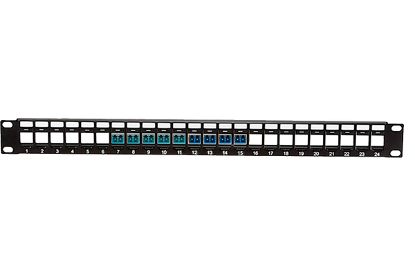 keystone fiber optic rack panel 1RU