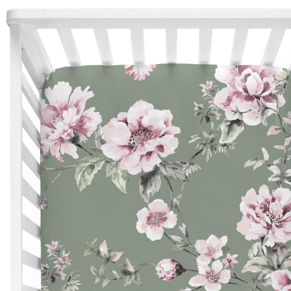 flower crib sheets