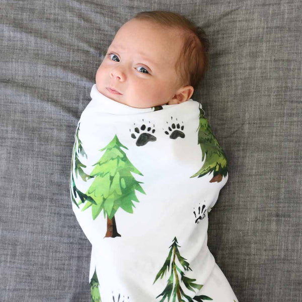 woodland swaddle blankets