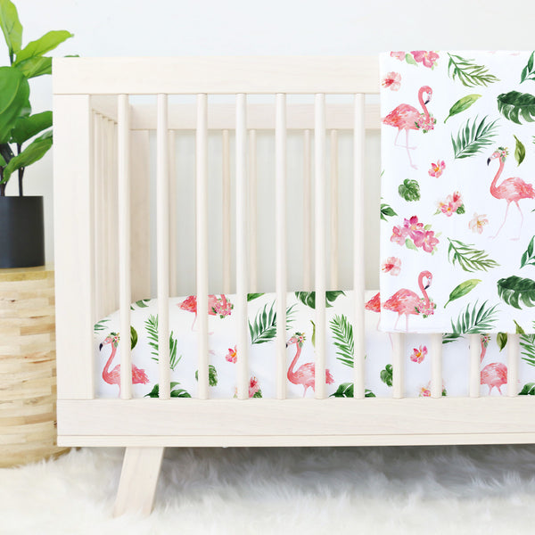 Floral Crib Bedding | Baby Girl Flower Bedding | Caden Lane