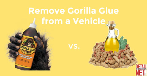 Gorilla Glue removal with peanut oil