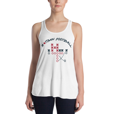 H-Town Football Women's Flowy Racerback Tank