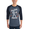 Champions of the Universe Golden Era 3/4 Sleeve Raglan Shirt