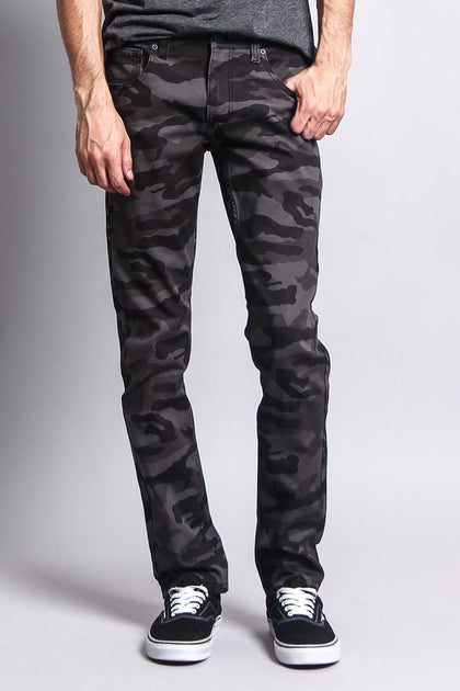 bliver nervøs Periodisk sneen Men's Camo Skinny Jeans AR169 - GStyleUSA.com – G-Style USA