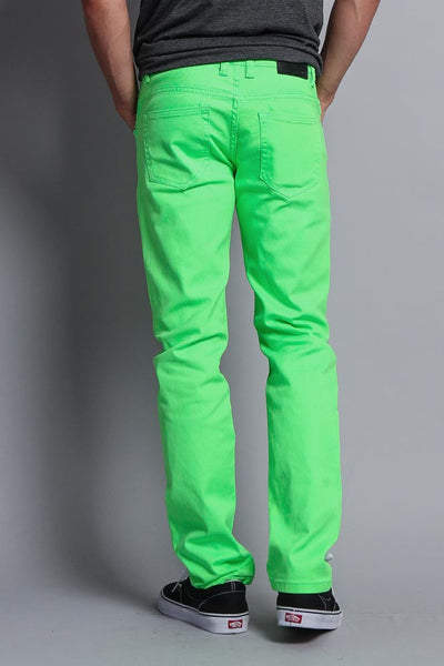 jeans skinny neon colored mens