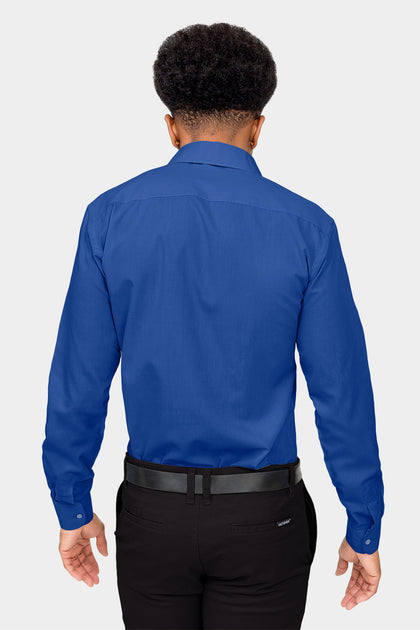[Get 19+] Royal Blue Slim Fit Dress Shirt Royal Blue Slim Fit Formal