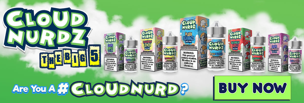 View Cloud Nurdz E-Liquids!! on VapeRanger.com Cloud Nurdz E-Liquids!! eJuice & eLiquid