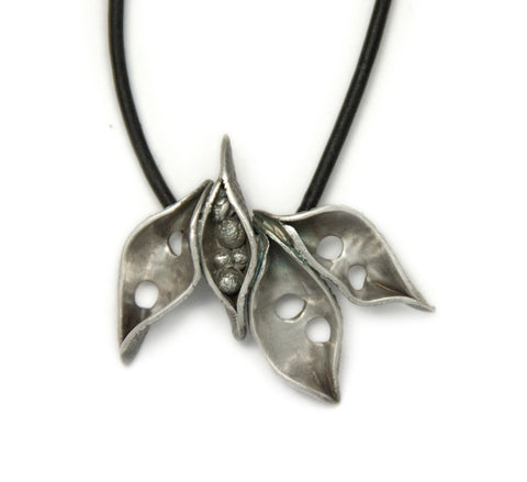 Silver Metal Clay Class Student Necklace