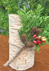 Small pine cones for candle decorations