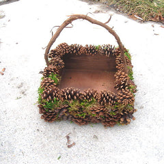 Pine Cone Basket