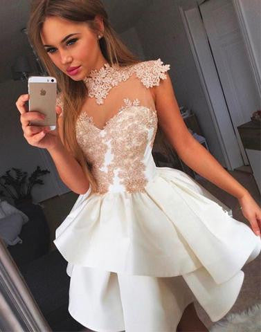 short bling prom dresses