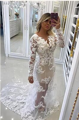 white lace see through dress