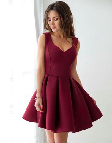 cute maroon dress