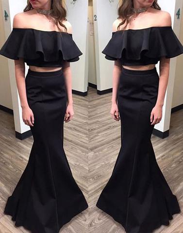 stylish black gown
