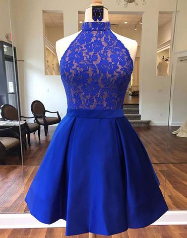 cute blue prom dresses