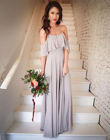 simple chiffon dress