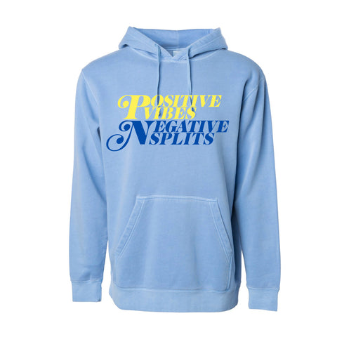Top Gifts for Boston Marathon Runners - Positive Vibes, Negative Splits Hoodie