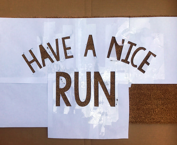 Have a Nice Run DIY Doormat