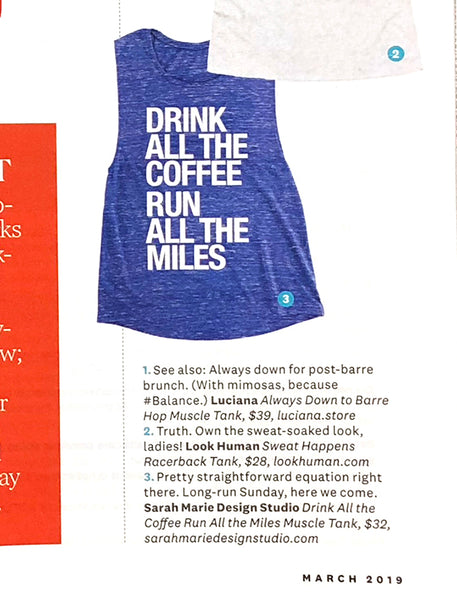 Women's Health Magazine March 2019 - Drink all the coffee, run all the miles