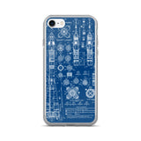 Soyez Rocket Blueprint iPhone Case
