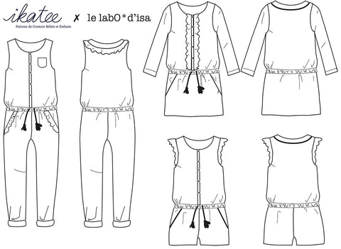 Marieke sewing pattern dress girl