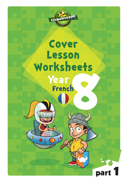 Cover Lesson Worksheets - Year 8 French, Part 1 (Downloadable eBook