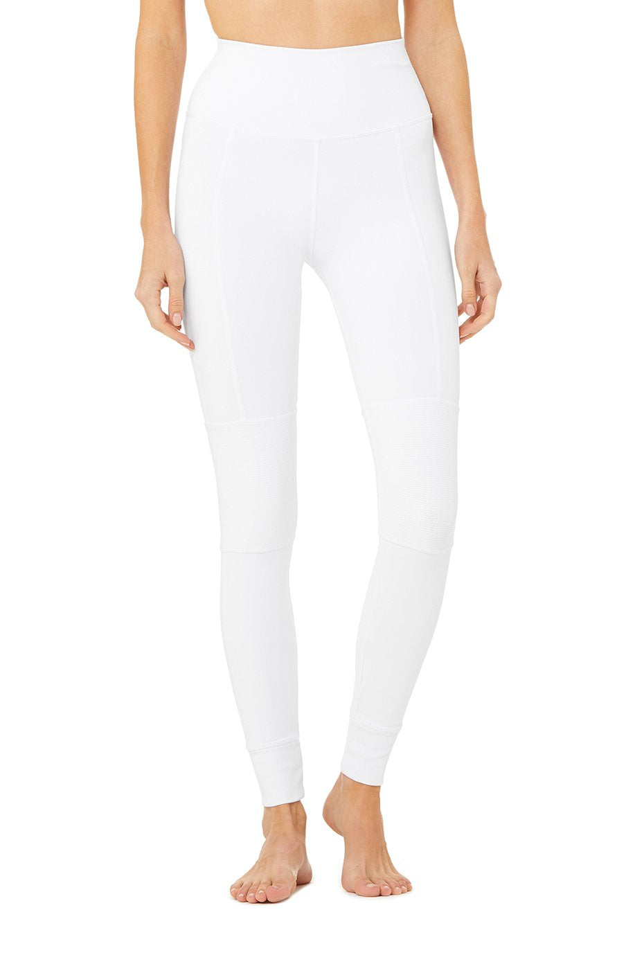 ALO YOGA High-Waist Avenue Legging White | Shop Online at SPORTLES.com |  SPORTLES.com