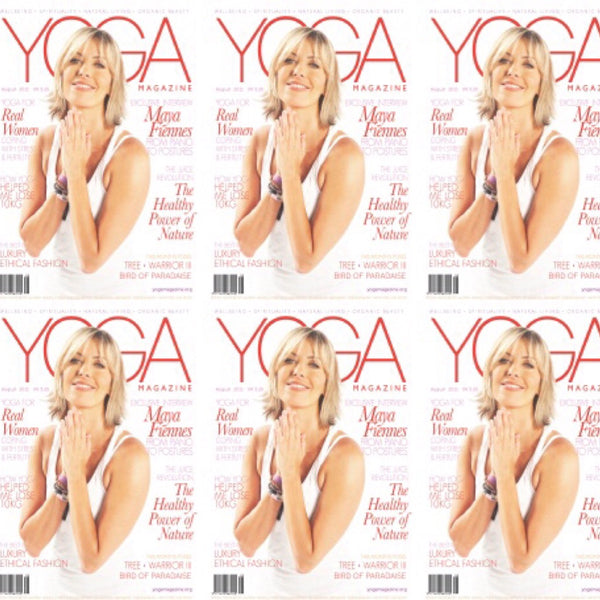 Maya Fiennes Yoga Magazine Cover August 2011