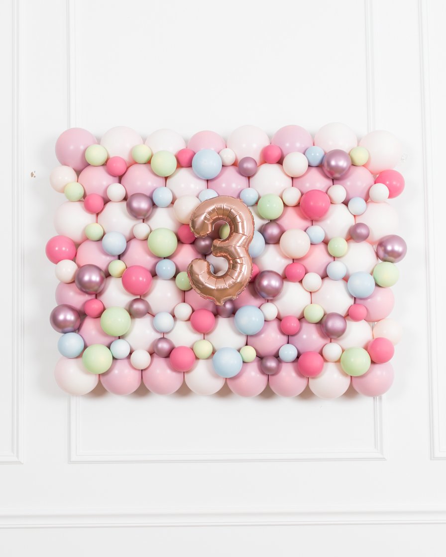 butterfly-foil-balloon-rose-gold-backdrop-number-board